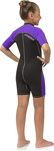 Miniatura 3 de Cressi Kids' Short Front Zip Wetsuit for Surfing, Snorkeling, Scuba Diving -Lido Junior