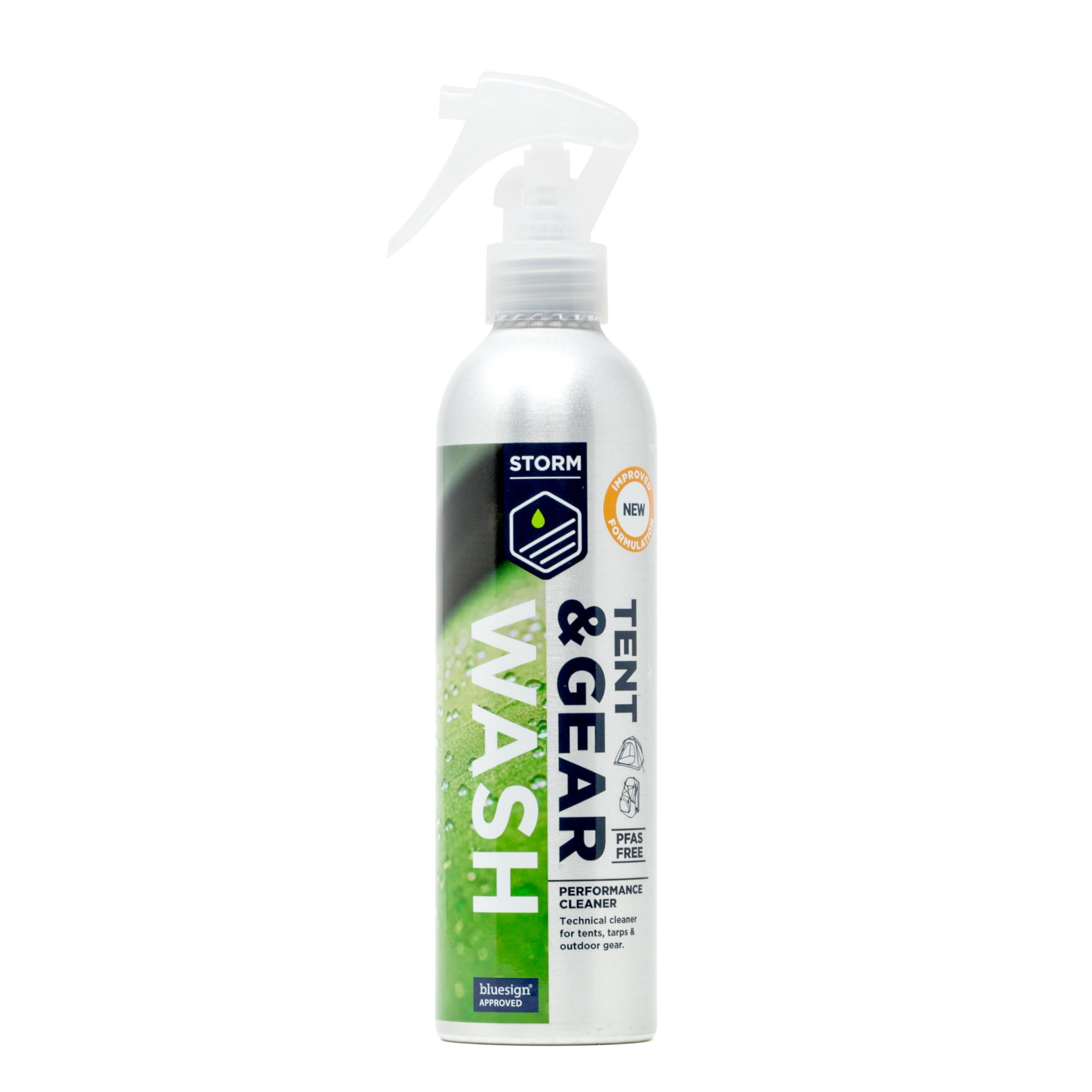 STORM Tent & Gear Wash | Spray On | 225ml | Performance Cleaner for Tents, Covers, Awnings, Tarps & Gear | Tent Cleaner spray for Camping