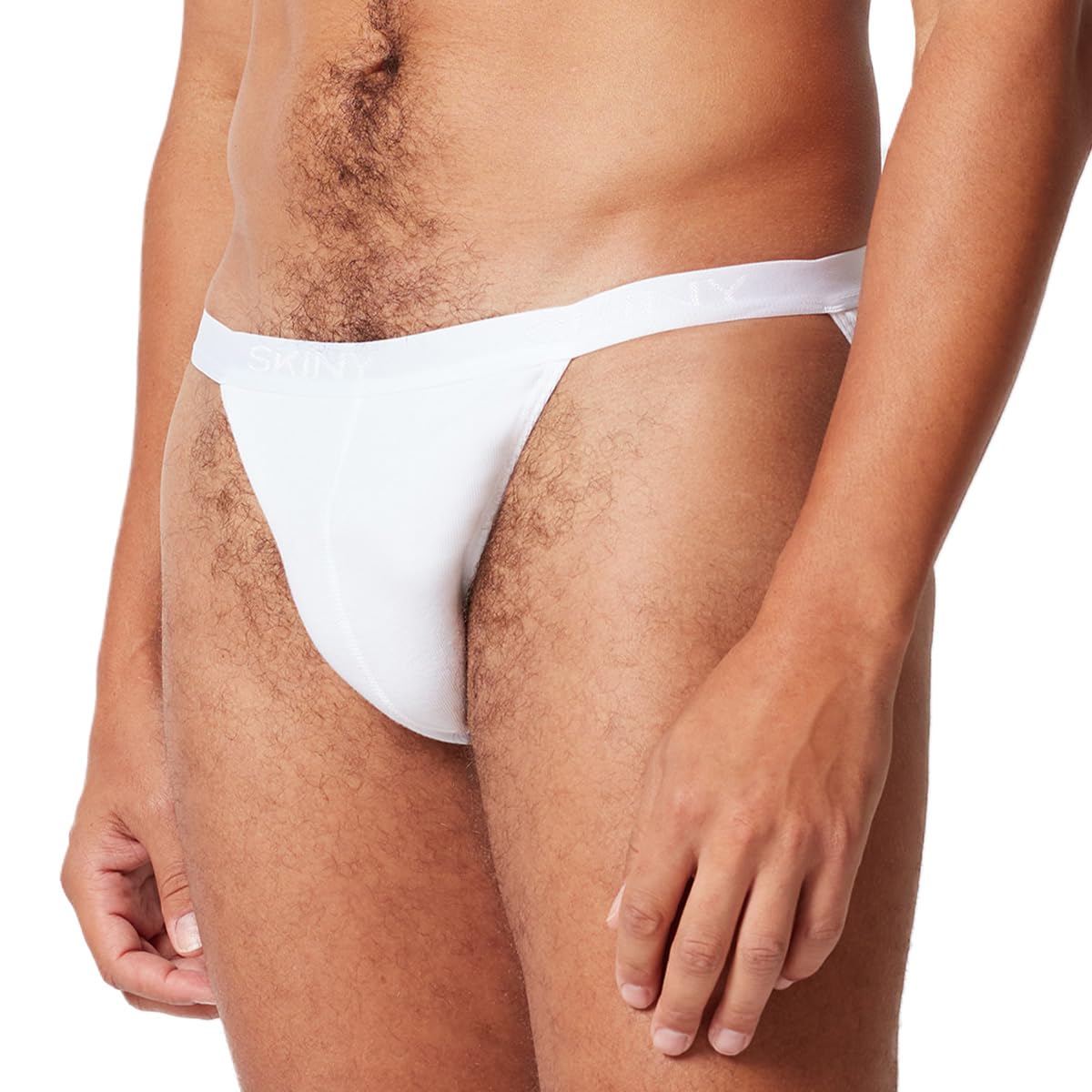 Skiny Tanga Cotton Rib Mutandine a Perizoma (Pacco da 2) Uomo