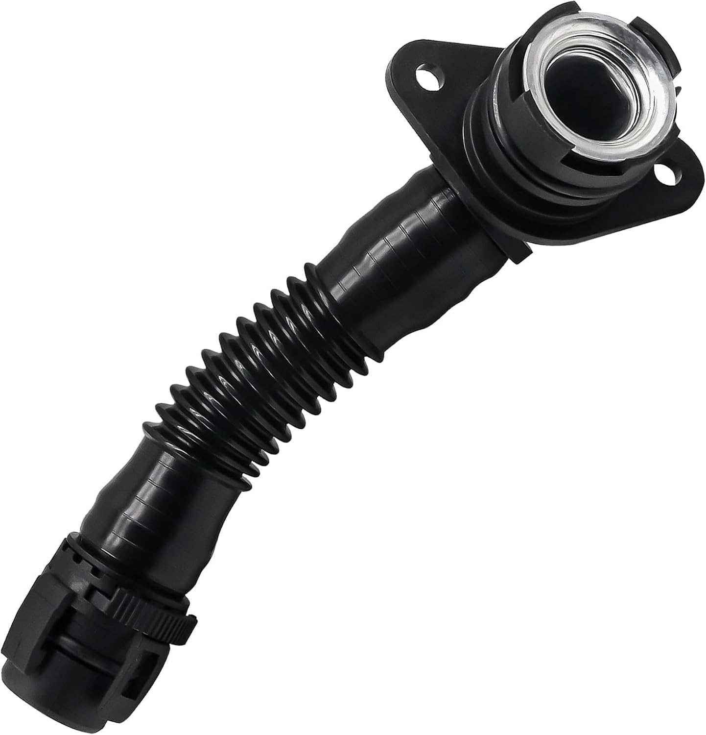 11127584128 Crankcase Vent Hose from Valve Cover for BMW 135i 335i 535i 640i X1 X3 X4 X5 X6 2011 2012 2013 2014 2015 2016 2017 N55 Crankcase Vent Hose PCV Replace 7584128 BMW Crankcase Breather Hose