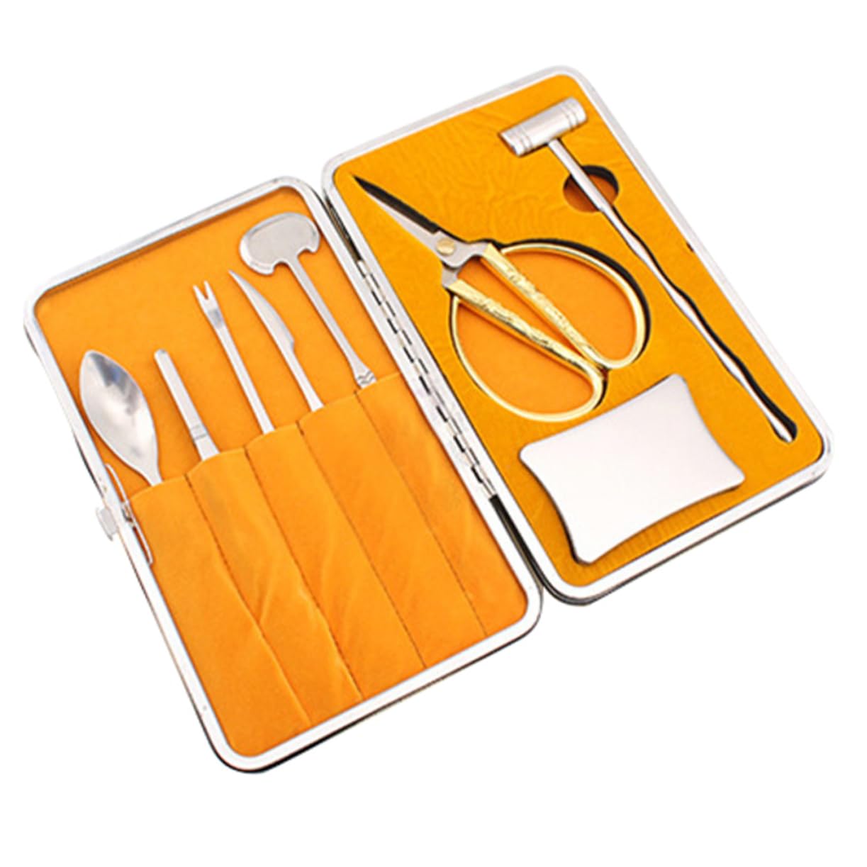 TOPBATHY Utensili in Acciaio Inox Set 8 Pezzi per Frutti di Mare