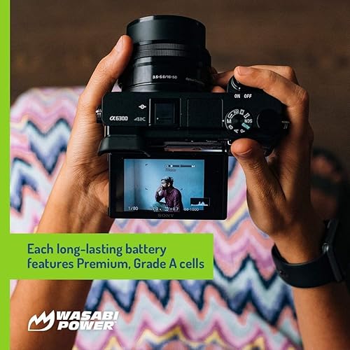 Miniatura 5 de Wasabi Power Batería NP-BX1 (paquete de 4) para Sony NP-BX1M8, ZV-1, ZV-1 II, Cyber-Shot DSC-HX95, HX99, HX350, RX1, RX1R II, RX100