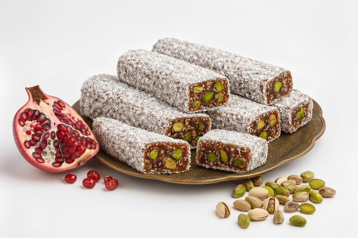 Persis Premium Turkish Delight Pomegranate & Pistachio (200g)