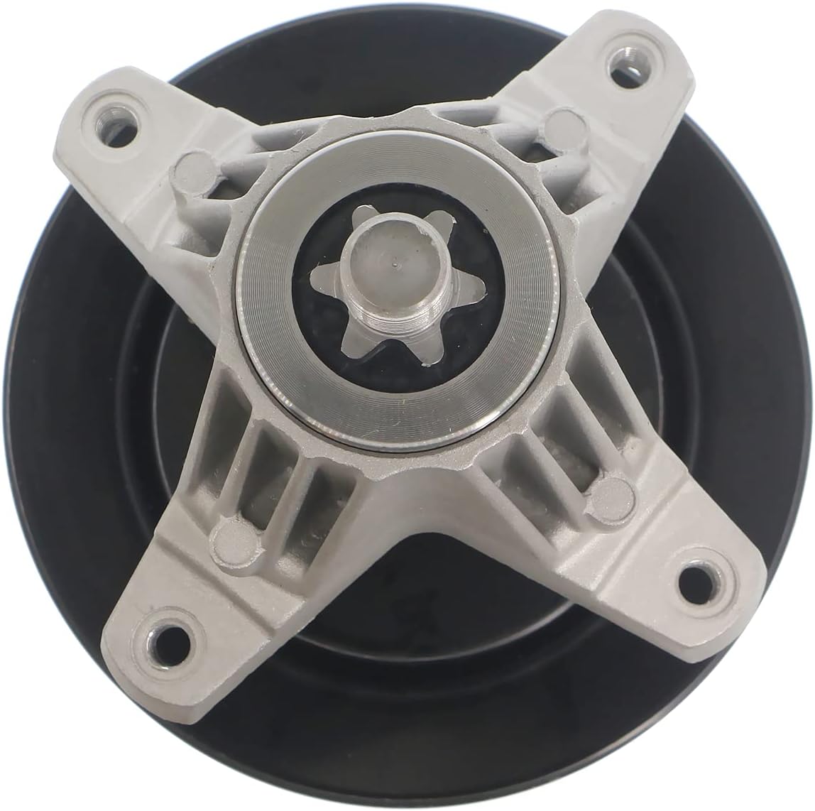 Spindle Assembly for MTD Cub Cadet Troy Bilt Riding Mower 918-04822A 918-04822B 918-04822 618-04822 30-8001 ZT2 RZT Engines with Nut Bolts Pulley