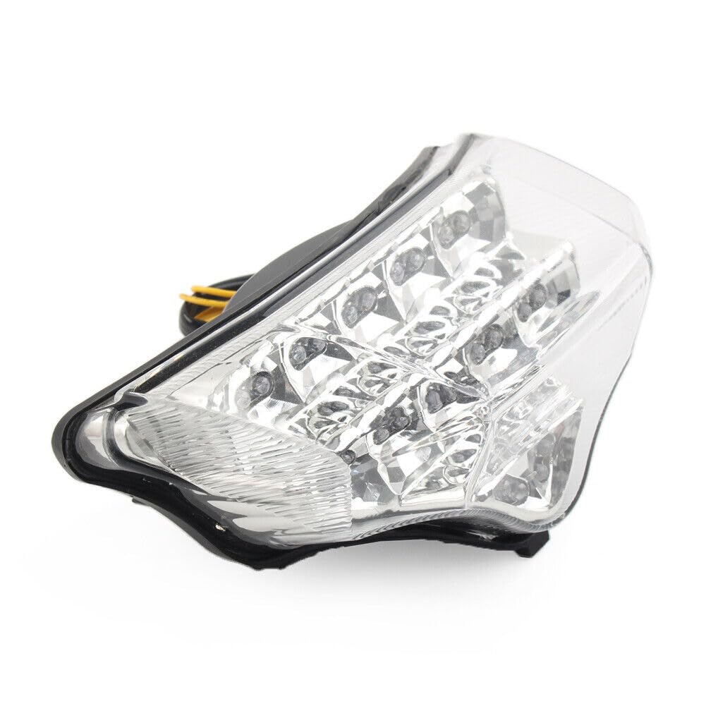 JKAPCYJFHF Feu arrière, clignotant, frein, transparent, compatible avec Yamaha FZ600 FZ6 FAZER