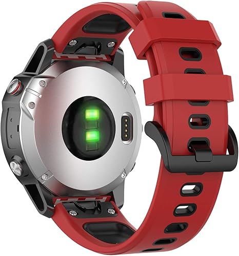 Miniatura 3 de Paquete de 2 Correa de reloj compatible con Garmin Forerunner 955955 Solar945935745 Sport de ajuste rápido para Garmin Instinct, Instinct 2 Solar,