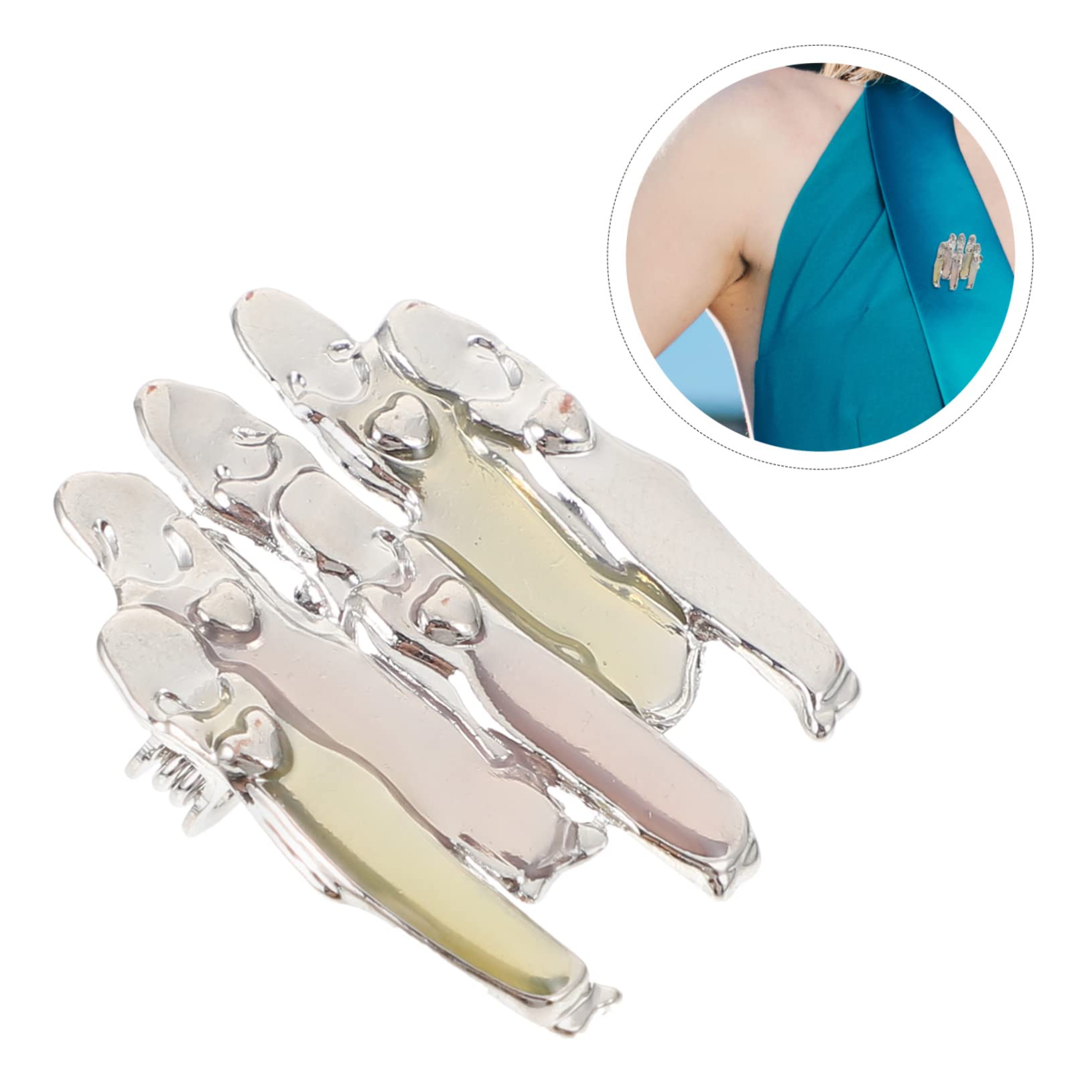 Jewelry Elegante Brosche Set -Form -Design -Legierungs -Bruststifte Mode -Accessoire für Frauen Mädchen Jewelry