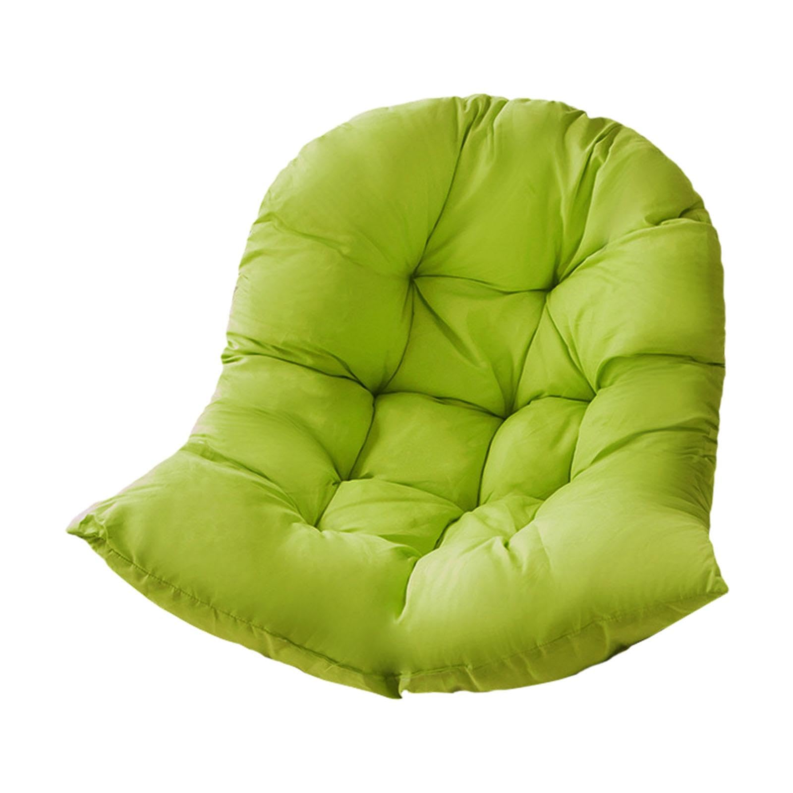 Cuscino sospeso per sedia a uovo, cuscino per seduta per sedia da esterno, accessori per mobili, tappetino per sedia da giardino per decorazione, verde