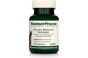 Standard Process Feline Hepatic Support Liver Health Tablets for Cats