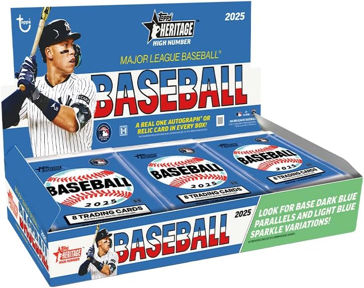 2025 TOPPS Heritage HIGH Number Hobby Box