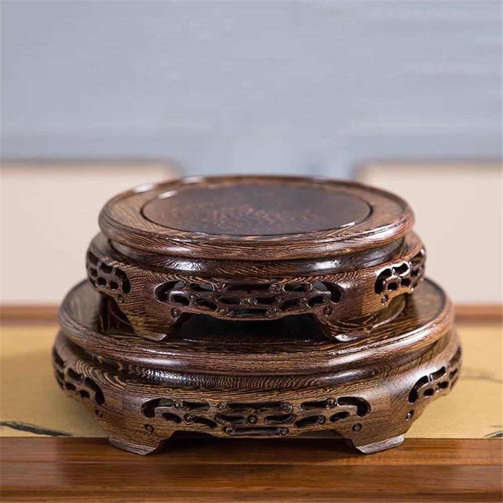 Sockel für Skulpturen Pflanzgefäß-Ausstellungsständer, Bonsai-Basis for die Heimdekoration, for Tischlampen-Teekannenhalter Sockel(Mittel)