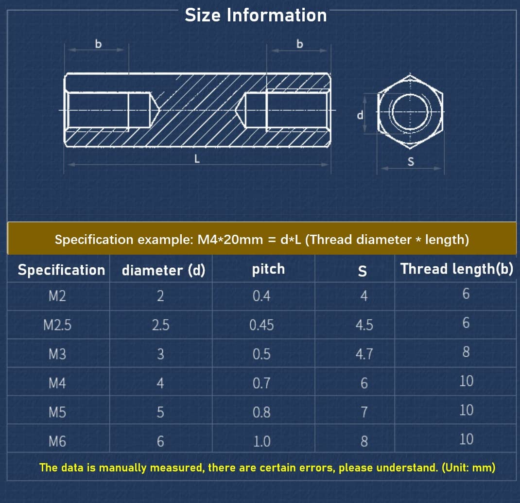 20 Distanziatori Esagonali Nylon Nero Femmina-Femmina M2*25mm | Per Elettronica E PCB - Foto 9
