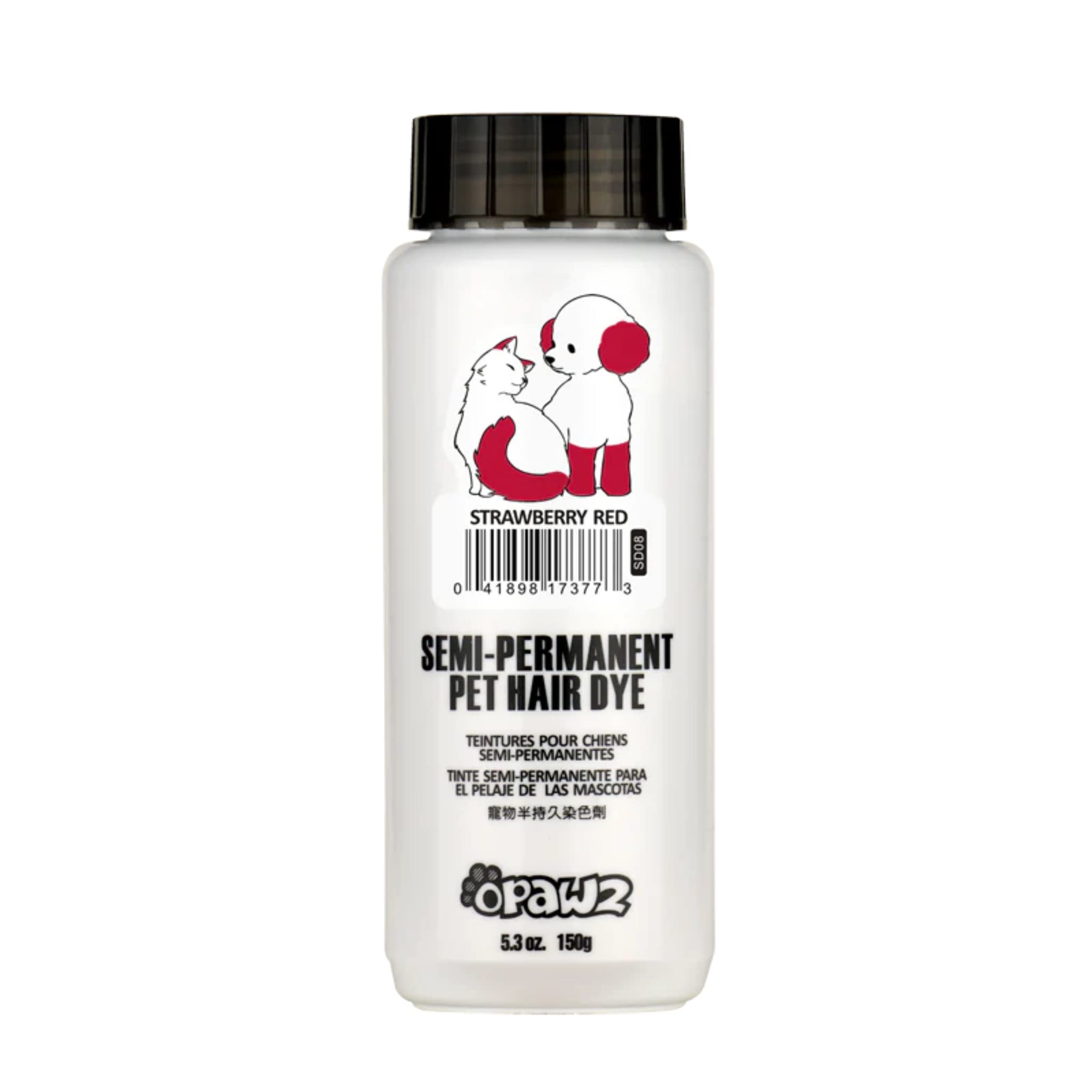 OPAWZ Semi-Permanent Dog Hair Dye, Strawberry Red, 150g | Safe Non-Toxic Pet Hair Color Cream | Food-Grade Pigment for Dogs, Cats & All Pets | Vibrant, Long-Lasting, Easy-to-Apply Grooming Dye-picture-54