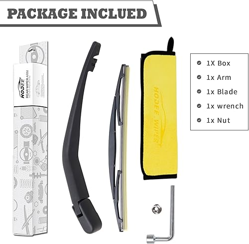 Vista 192 de Juego de tuercas de repuesto para limpiaparabrisas trasero para Jaguar F-PACE 2017-2022, conjunto de accesorios de cubierta del limpiaparabrisas