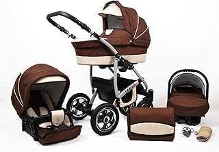 poussette trio marron