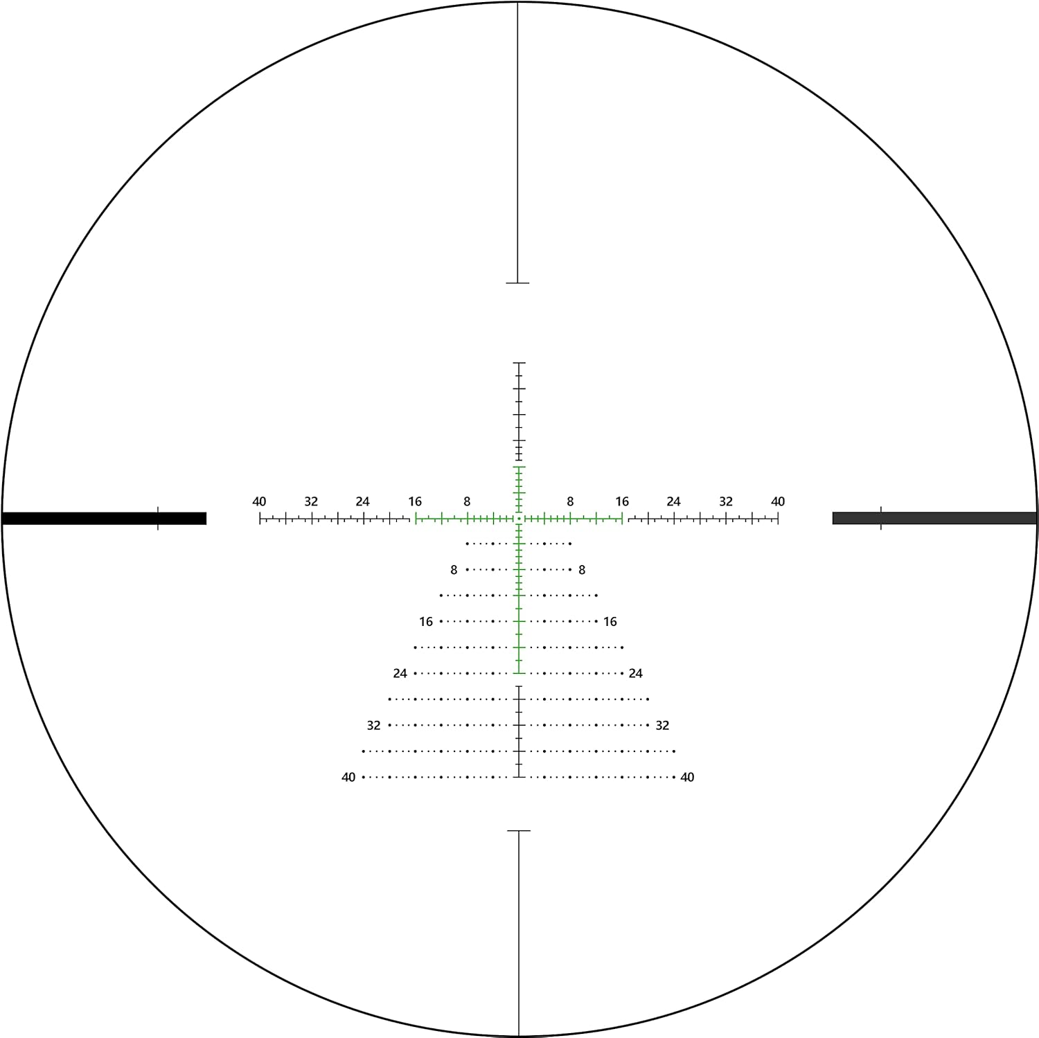 SPINA OPTICS 1.2-6x24 FFP First Focus Plane Telescopic Sight Tactical Hunting Rifle Scope Scopesights with Mil-dot Reticle
