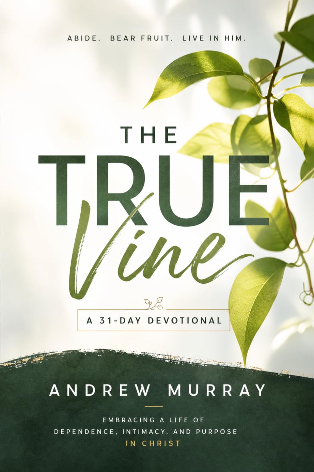 The True Vine - Meditations for a Month on John 15 (Modern English Edition): 31 Life-Changing Devotions on Abiding in Christ (Andrew Murray For Today)