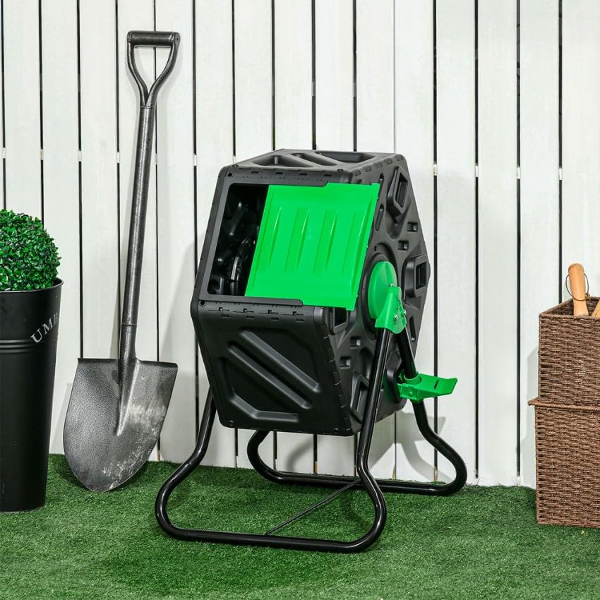 Produce Shop Compostiera Domestica da Giardino 65L composter Girevole Soyle