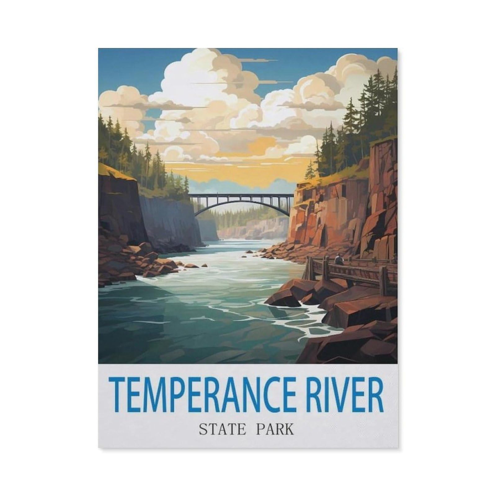 BEAYODKP Diamond Painting Kits ，Temperance River State Park