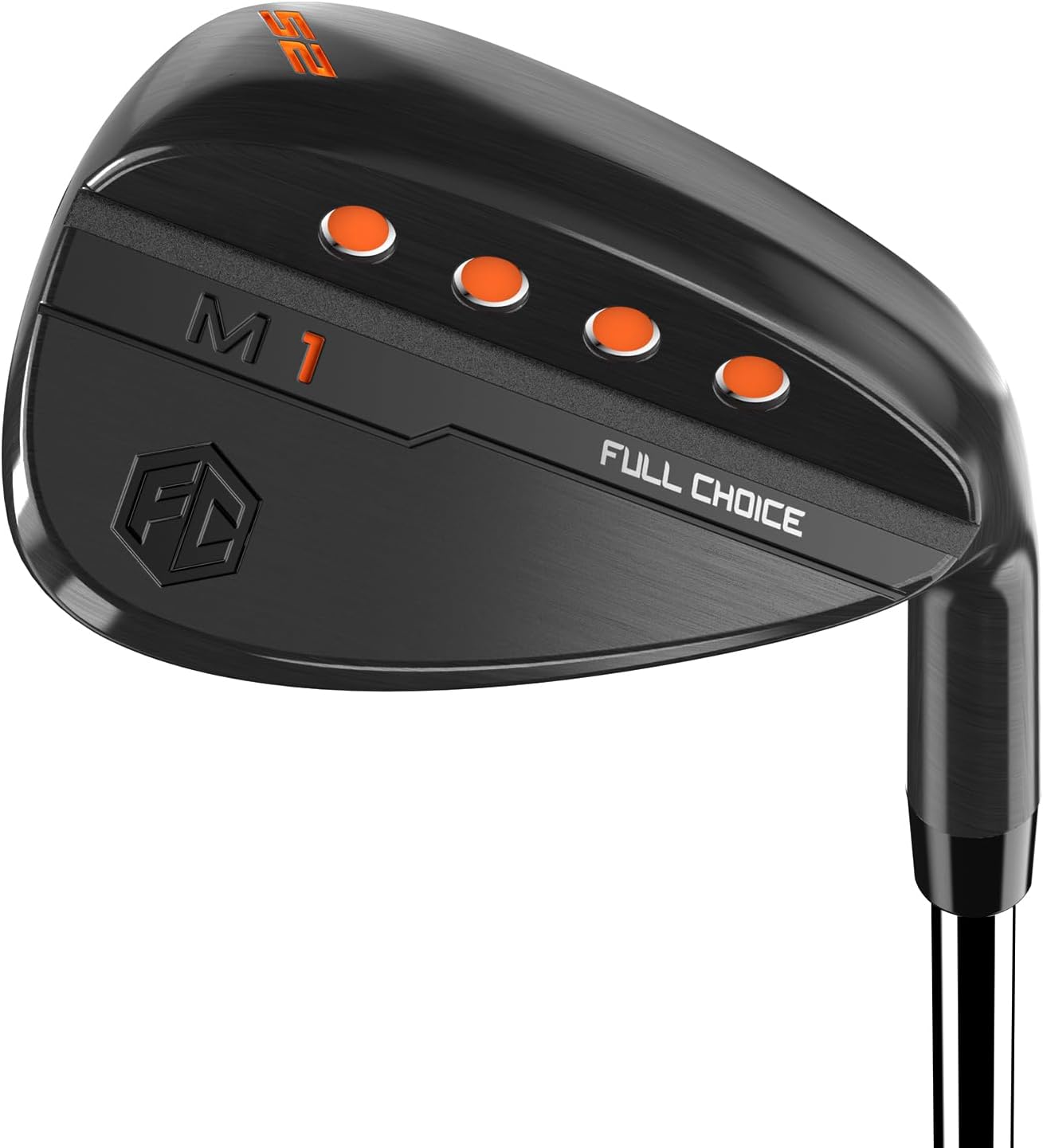 Golf Wedges, CNC Milled Face for More Spin and Control, 52/56/60/70 Degree Golf Sand Wedge, Gap Wedge, Lob Wedge Golf Clubs, Wedges Golf Clubs for Men Women Right Hand Orange, 52 Degree