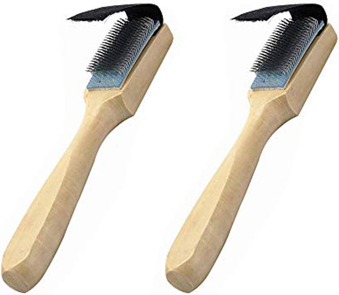 BinaryABCBinaryABC Dance Shoes Brush,Shoes Cleaner Brush,Suede Sole Wire Shoes Wood Cleaning Brush Cleaners 2Pcs