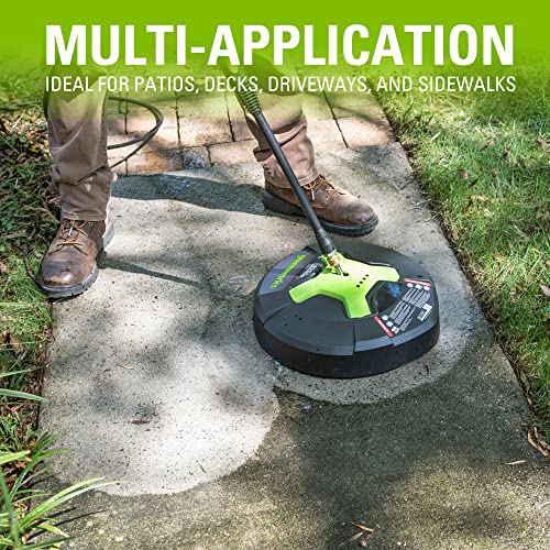 GreenWorks 5210902 15" Extension Included Surface Cleaner, Green by Greenworks - Image 7