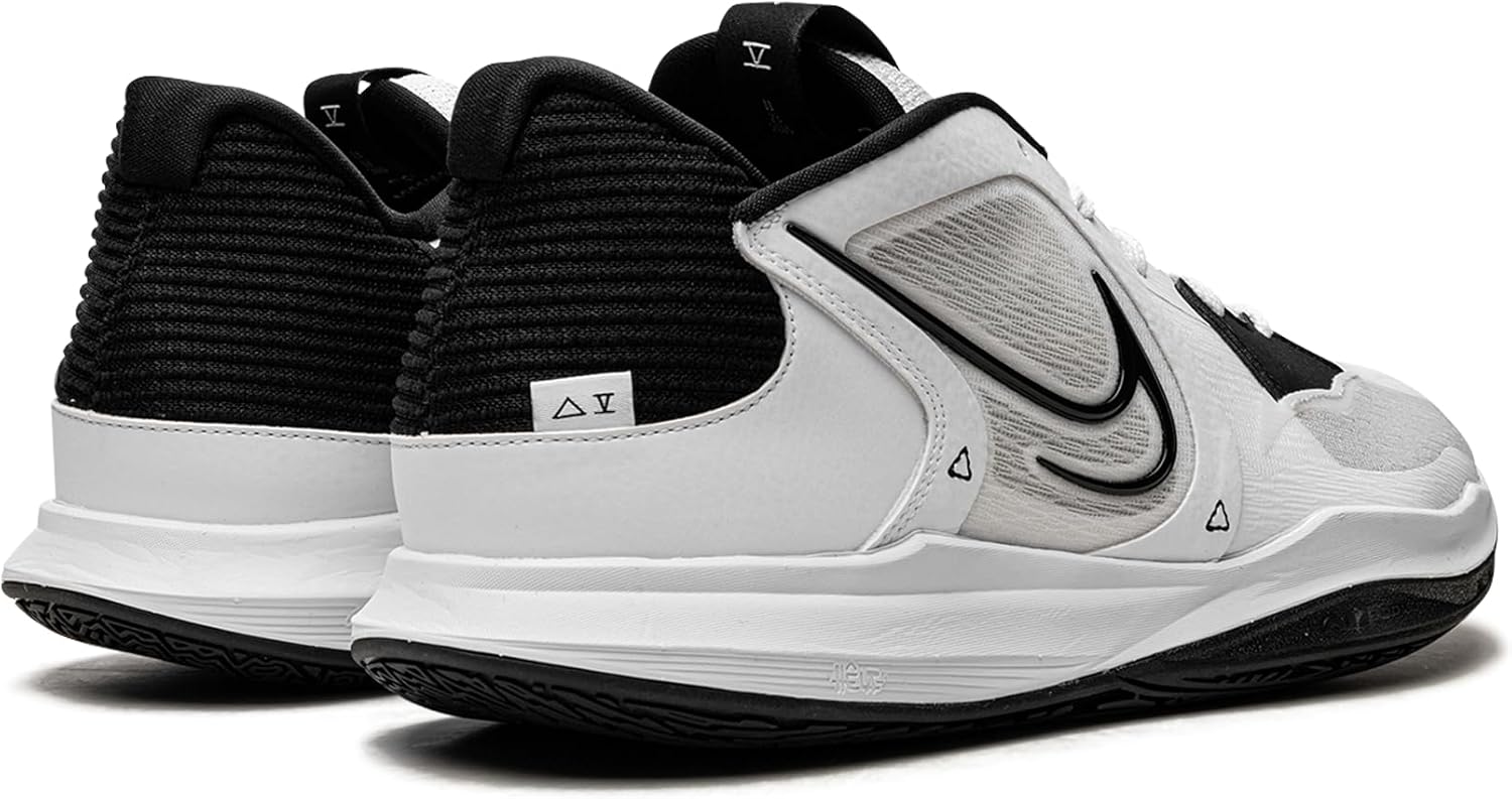 Nike Kyrie Low 5 (Team) TB White/White/Black DO9617-100 Men's Basketball Shoes (us_Footwear_Size_System, Adult, Men, Numeric, Medium, Numeric_15)