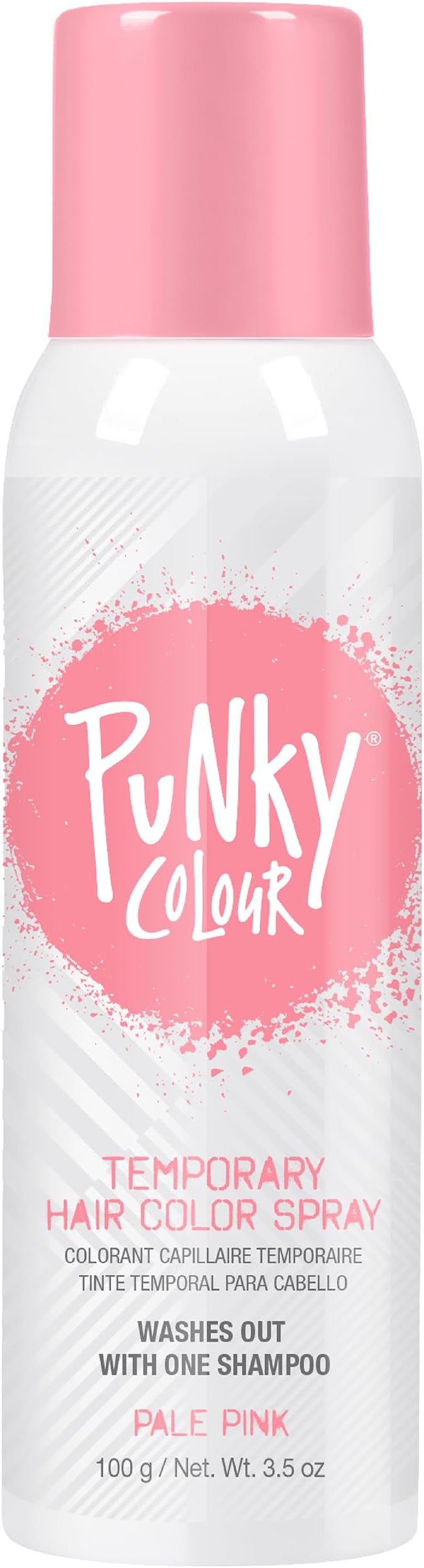 Jerome Russell Bsweet Temporary Hair Color Spray, Pale Pink, 3.5 Ounce