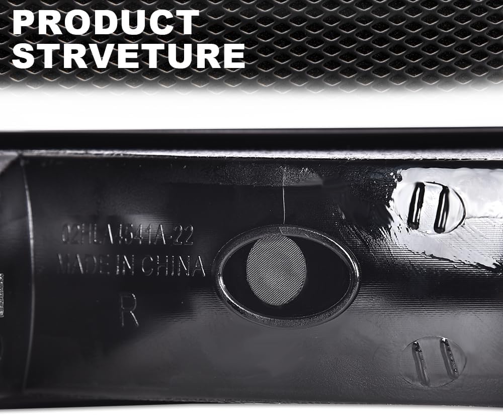 ANDPLAY LED DRL Headlights Assembly Headlamps Pair Compatible with GMC Sierra 1500 1999-2007/GMC Sierra 2500 1999-2004 Fit GMC Yukon 1999-2006 Clear lens Black Housing Clear Reflector 125103011