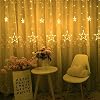 Orret Home 8 Function Decorative Star Led 12 Pendant Stars Led Light Christmas Light Decorative Light Star Curtain Led Fringe Led Rope Led Waterproof Led Garden Decoration Led (Star)