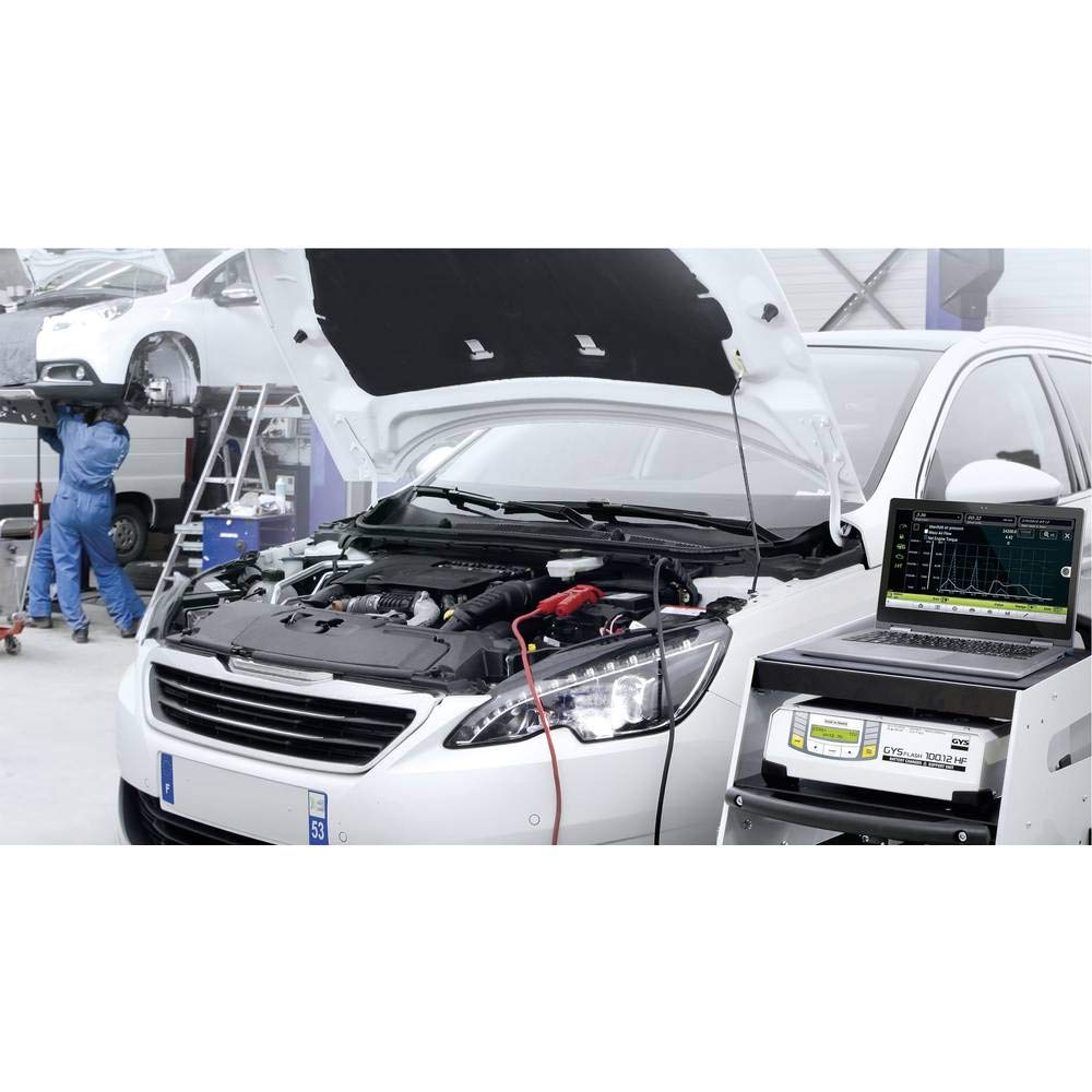 GYS Auto Chargeur de batterie pour Voiture Moto Capacité de batterie Jusqu'à 20Ah Capacité de batterie Jusqu'à 1200Ah 029071