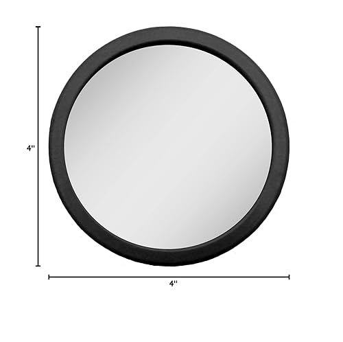 Miniatura 3 de Zadro Espejo compacto de 3.75 pulgadas de diámetro. Espejo de aumento de viaje 12X, 18 ventosas fuertes, espejo de maquillaje montado en la pared