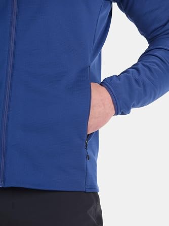 Marmot Men's Leconte Full Zip Hoody Warm Fleece Jacket, Full Zip Jacket, Breathable, Wind Resistant Body Warmer, packable, ideal for hiking & ski layering (pack of 1)