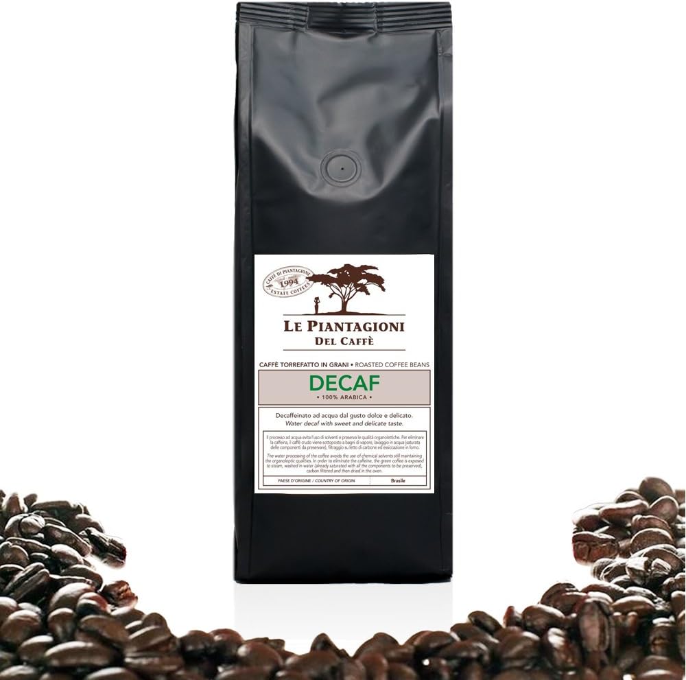 Brazilian Coffee Beans Water Decaffeinated 100% Arabica 500gr