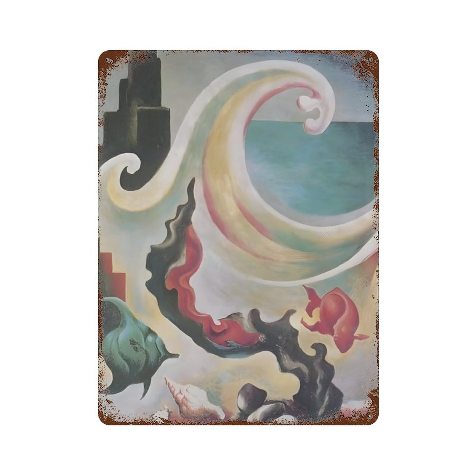 xiaoxiaoshen Thomas Hart Benton (29) Wall Decor Art Metal Tin Poster Modern Home Decor Art Home Bar Shop Decorations Vintage Sign 40x30cm