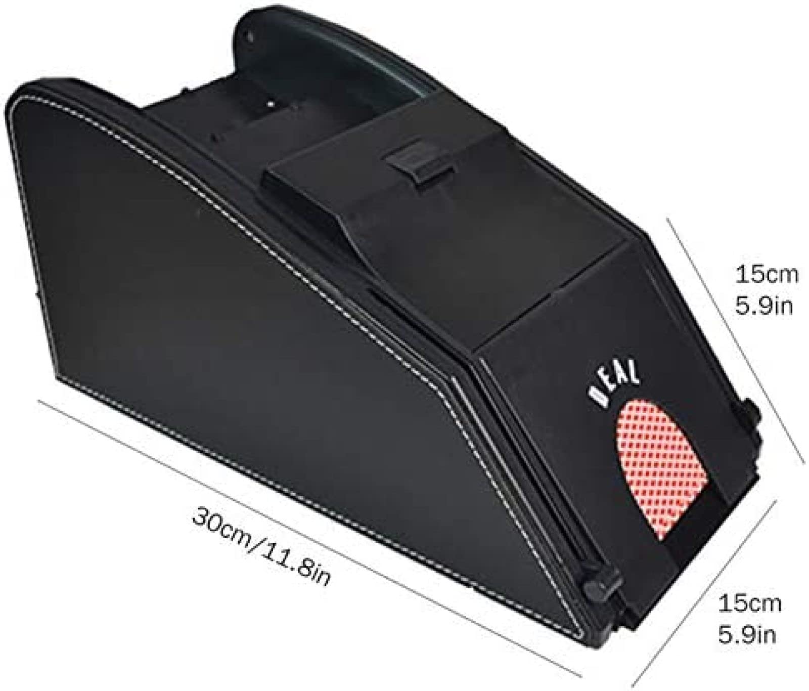 Mescolatore di carte Mescolatore di carte a 2 mazzi Mescolatore automatico di carte Mescolatore di carte elettrico professionale 2 in 1, silenzioso, ideale per la casa
