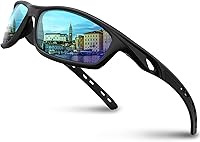 Vista 1 de RIVBOS RB833 - Lentes de sol polarizados, unisex, con protección contra rayos ultravioleta, para deportes, pesca, conducción y ciclismo
