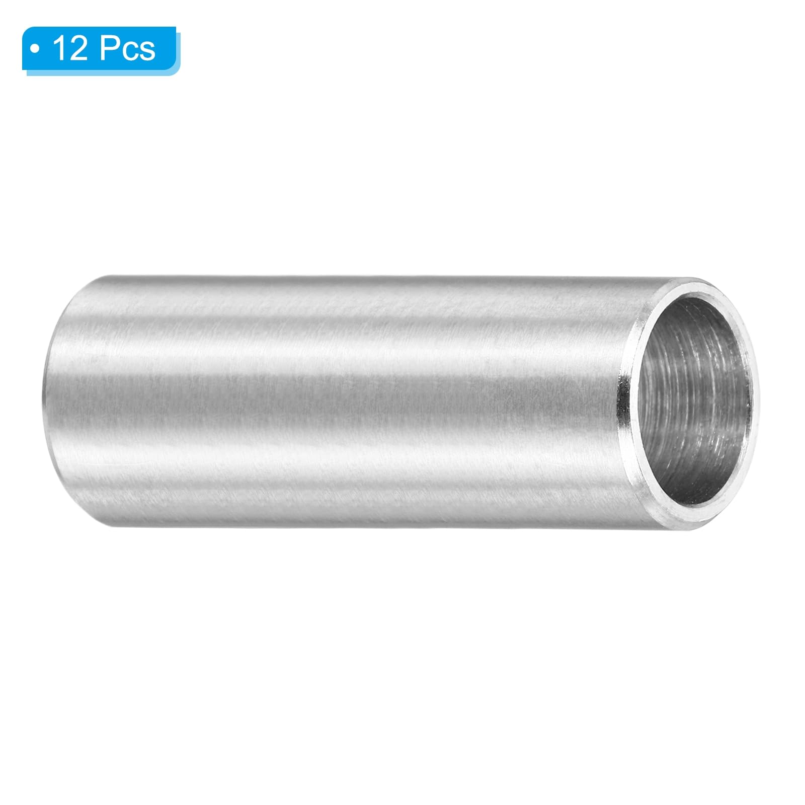 PATIKIL M8 Stainless Steel Spacers, 12Pcs Metal Spacer 8mm ID x 10mm OD x 30mm L Screw Standoff for 5/16" or M8 Screw - Image 3