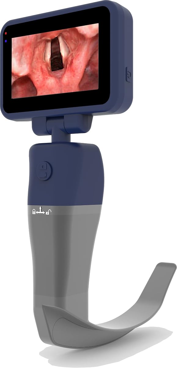 CR-31V 3 inch LCD Display Veterinary Video Laryngoscope with 5pcs Different Sizes of Blades