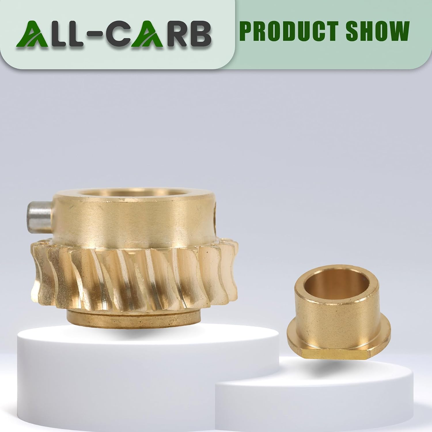 ALL-CARB Snowblower Auger Worm Gear Replacement for Ariens ST824 924050 52402600 524026 924082 52422700 Worm Gear Bushing Pin Kit