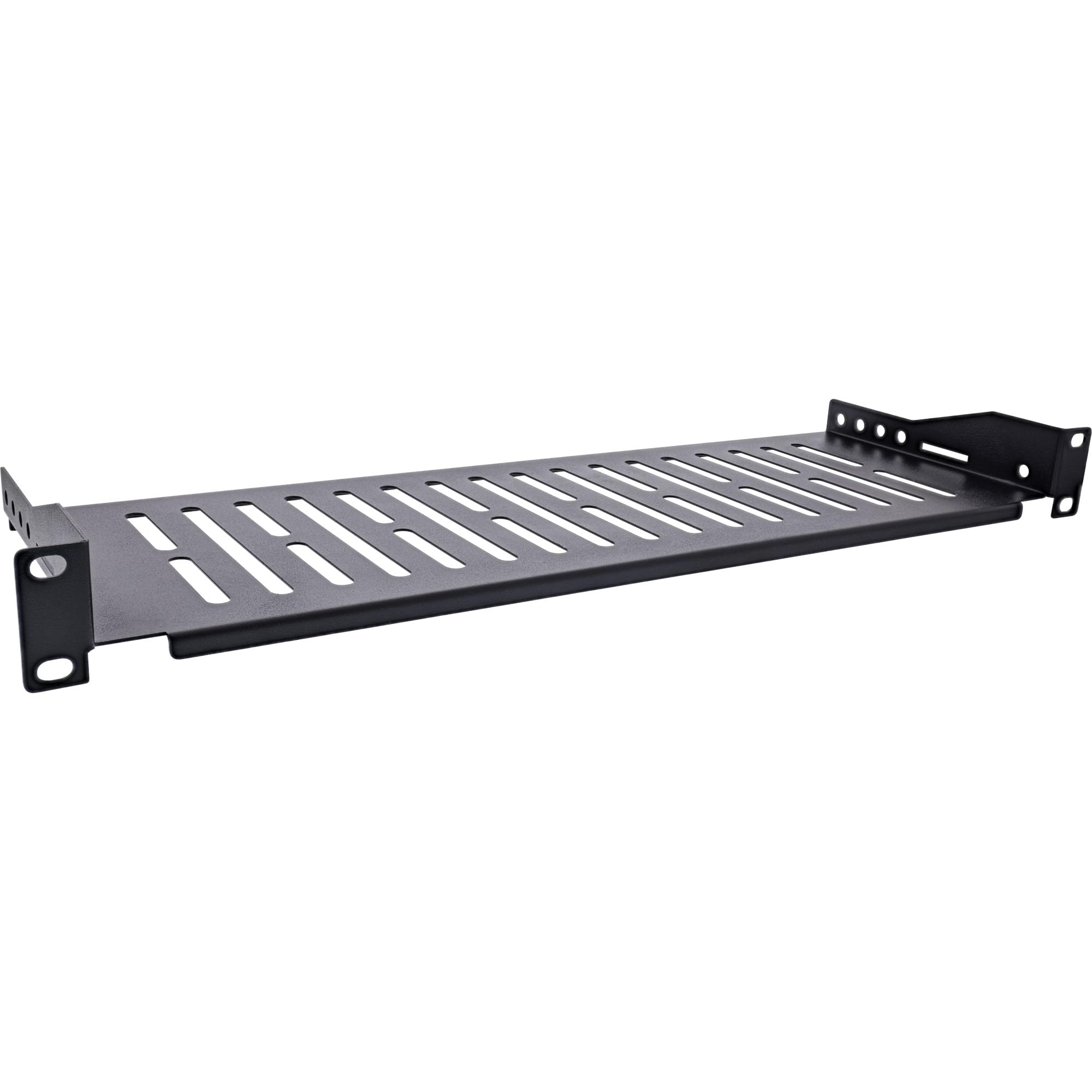 InLine Ripiano da 19", 150 mm, 10 kg, 1HE, RAL 9005 nero, 19114A