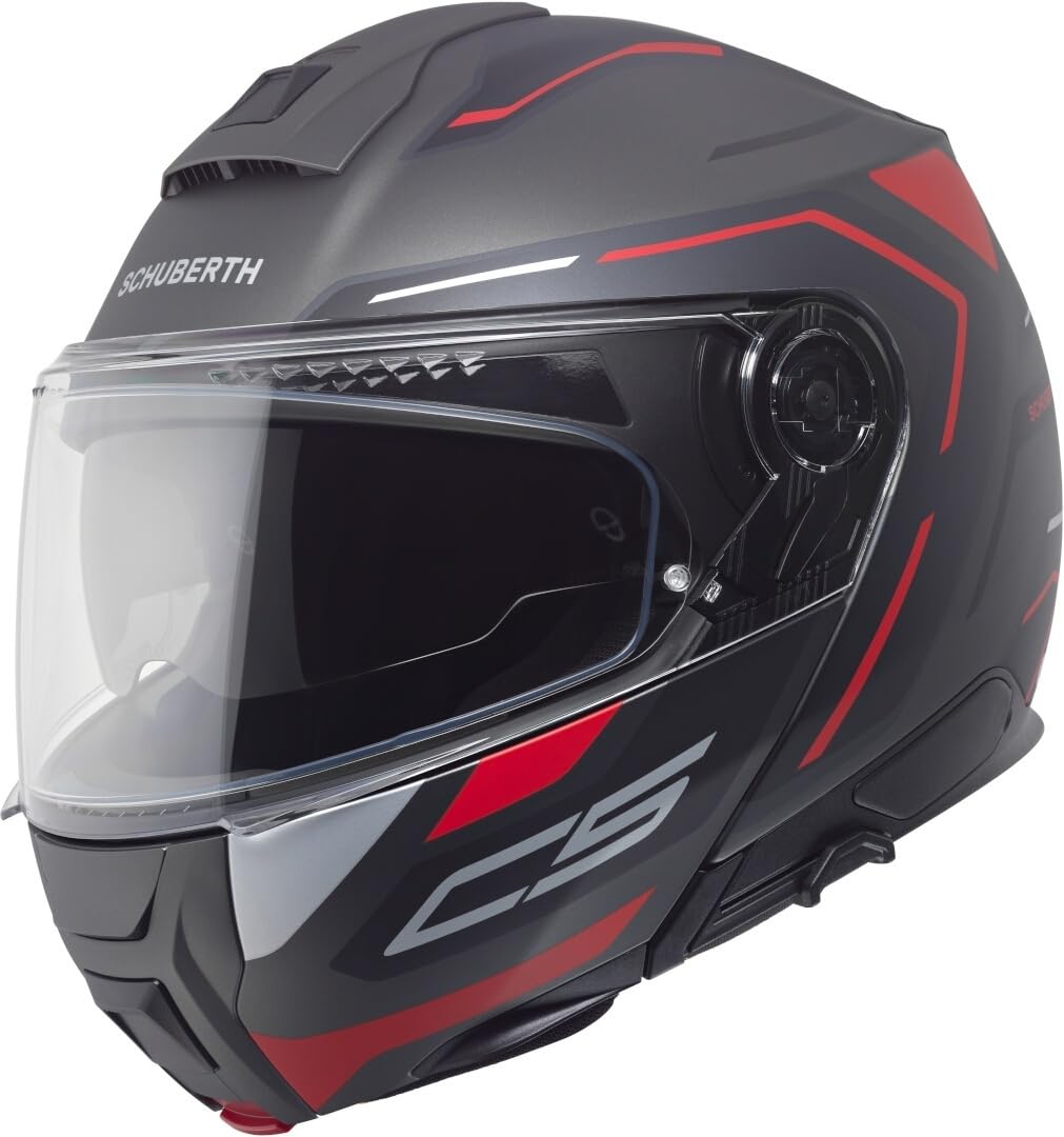 SCHUBERTH C5 Çene Açılır Motosiklet Kaskı-Omega Antrasit-61-XL