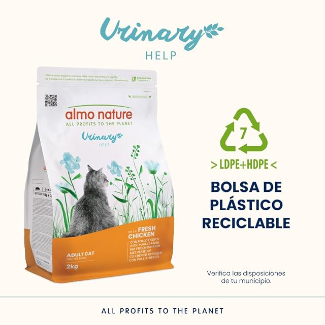 Foto 4 de 5 de Almo Nature Urinary Help - Croquetas para Gatos con Pollo Fresco