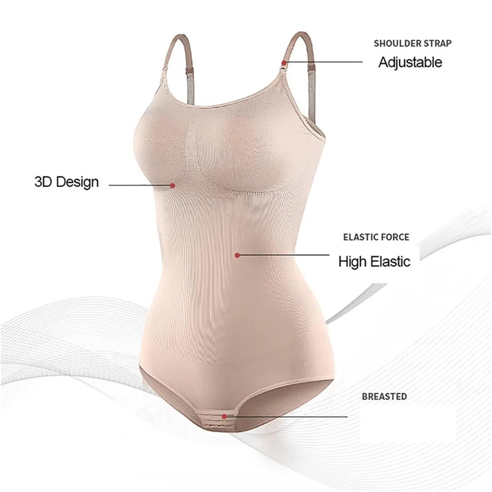 2 pièces corps complet Shaper Shapewear sculptant sans manches ventre contrôle Body for les femmes taille mince formateur avec crochets pour Femme