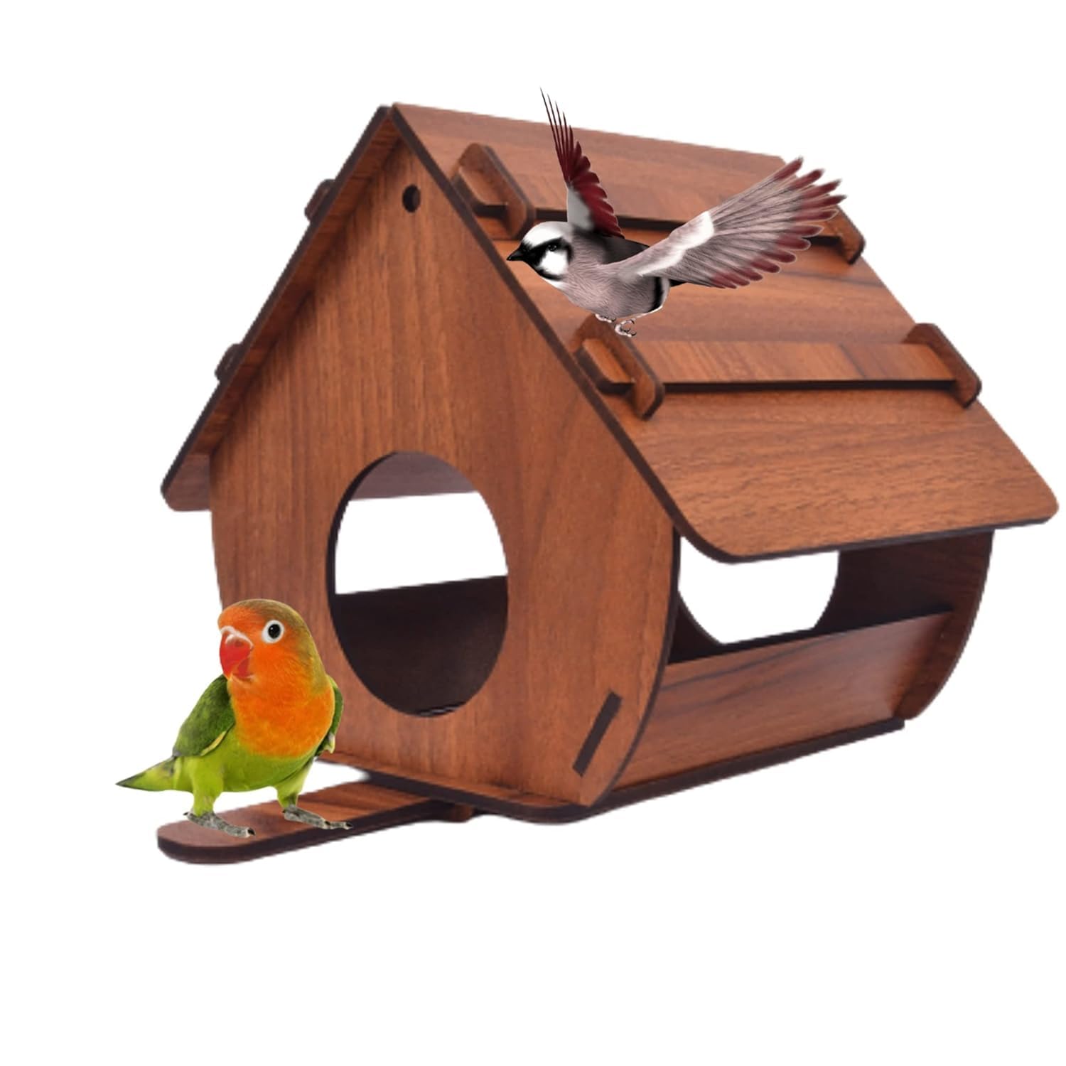 APS Art Plus Store Bird House for Balcony and Garden Hanging for Sparrow, Hummingbird, Kingfisher Bird Nest for Balcony Made with Wooden MDF Sheet with Hanging and Wall Patch (B0CQG4R5ZV) Amazon Price History, Amazon Price Tracker