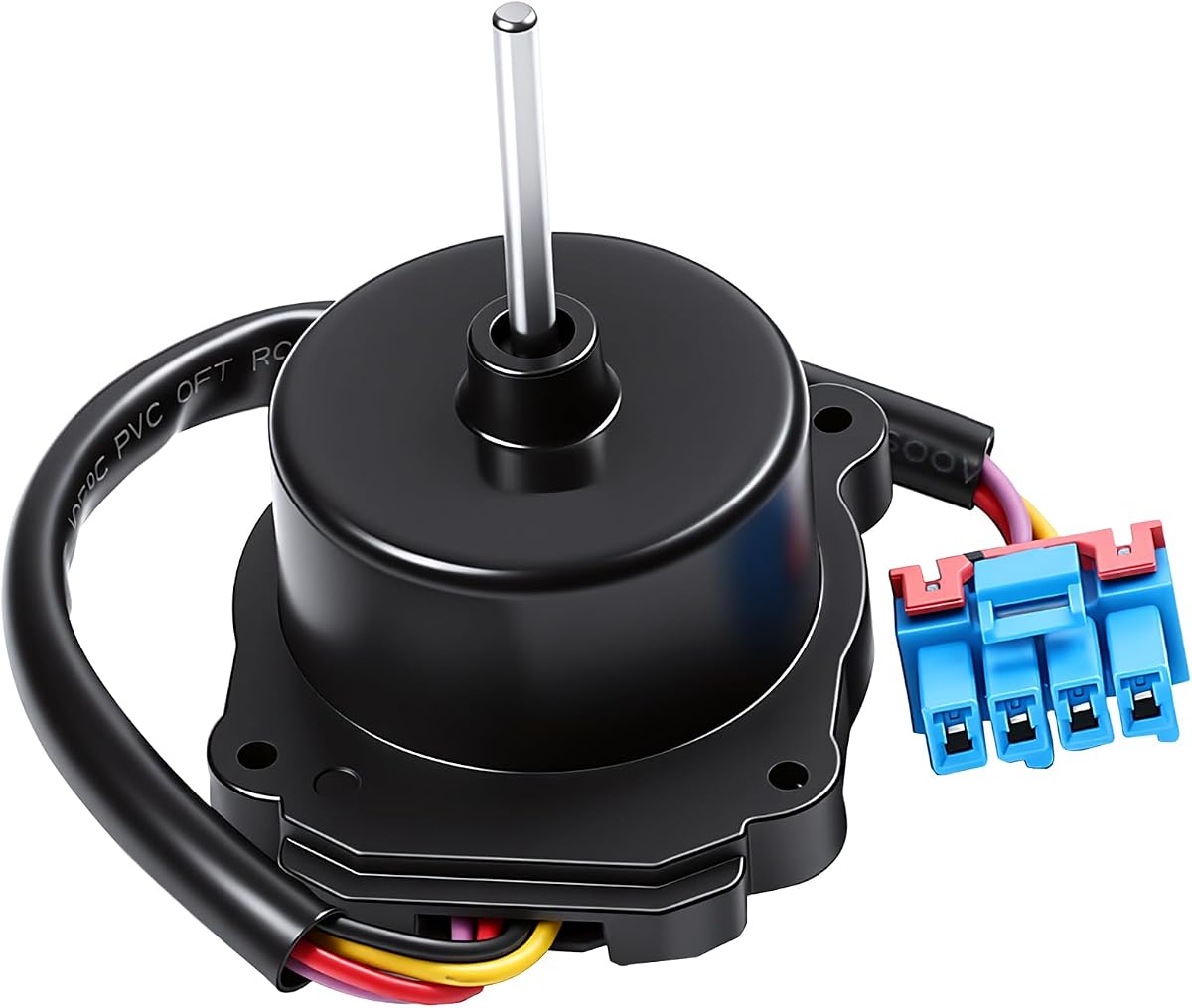 EAU65058502 EAU64843805 Motor de ventilador de condensador de refrigerador para refrigerador LG | Reemplaza EAU64843805 EAU65058501 AP7178309 PS16662422 EAP16662422 Conjunto de motor de ventilador de refrigerador, DC12V 1A (línea corta)