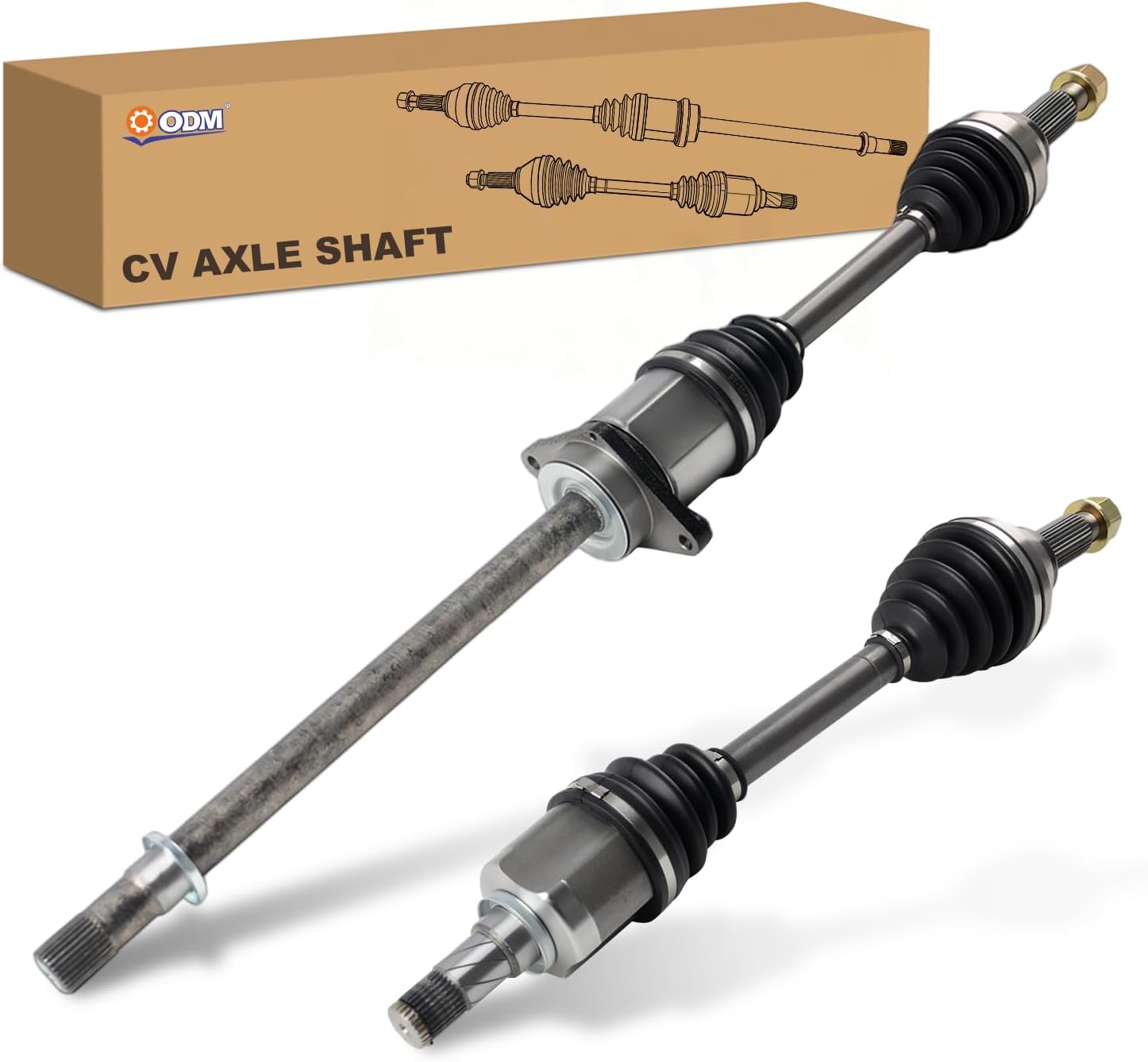 ODM Pair Front Left and Right CV Axle Shaft Assembly Fit Nissan 2009 2010 2011 2012 2013 2014 Maxima V6 3.5L, Driver and Passenger Side Axle Replace 666295 666306