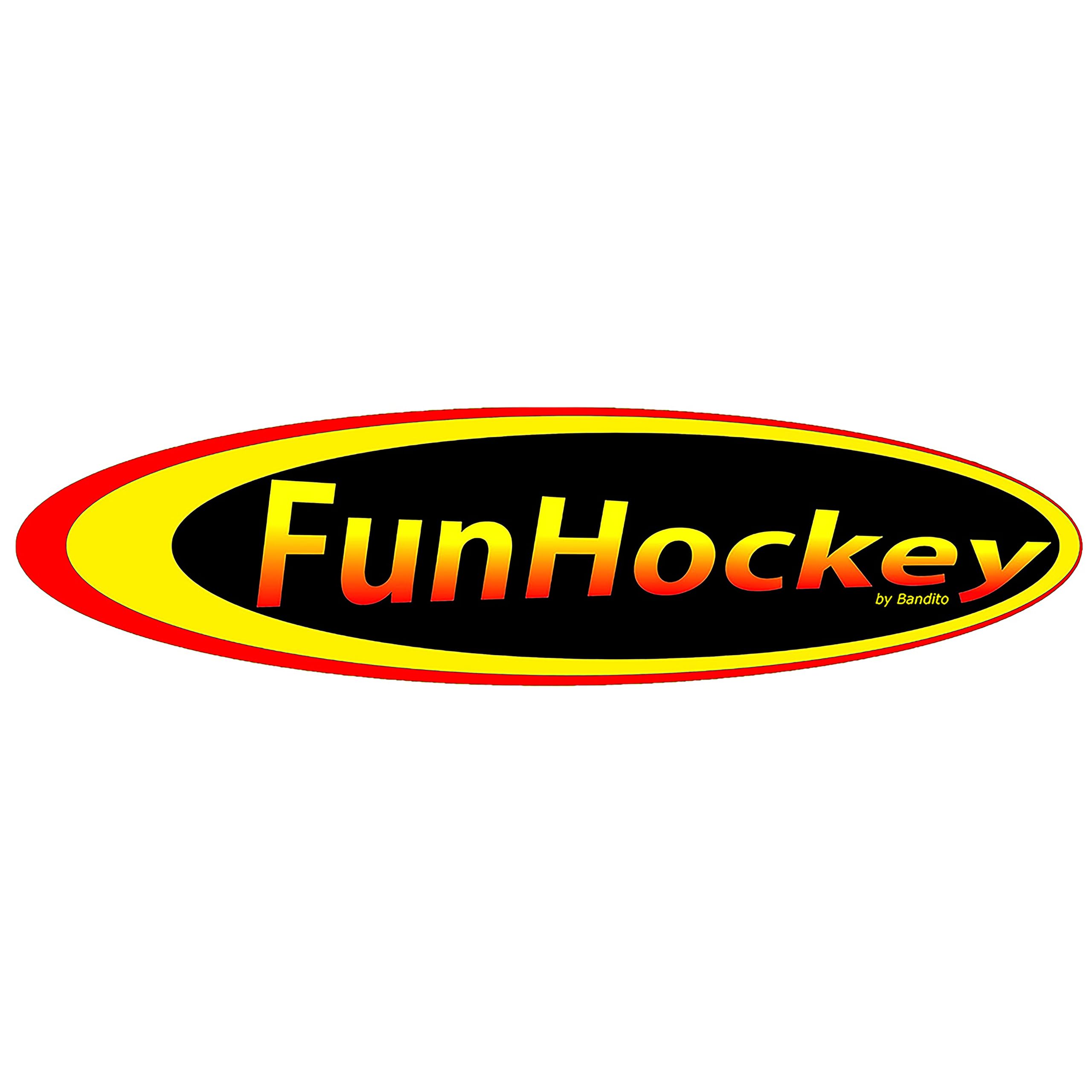 Bandito FunHockey - Set da porta con borsa per il trasporto in diverse misure, semicircolare e quadrata, per hockey su strada, per bambini e ragazzi