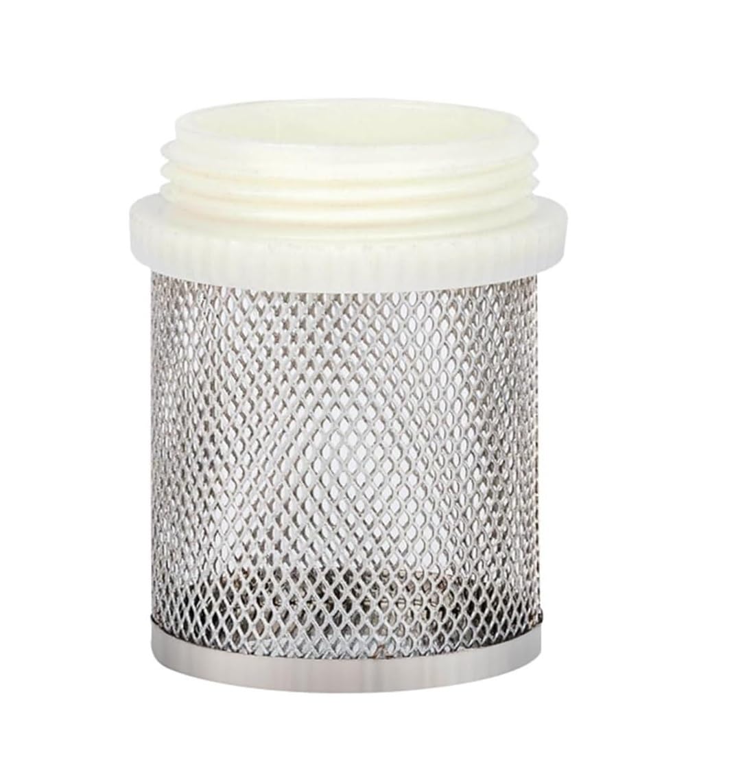 Filtro Flexible de Acero Inoxidable, Filtro de Malla de Acero Inoxidable (1 Unidad) for riego de jardín, Acuario, pecera, Varios tamaños.(1")