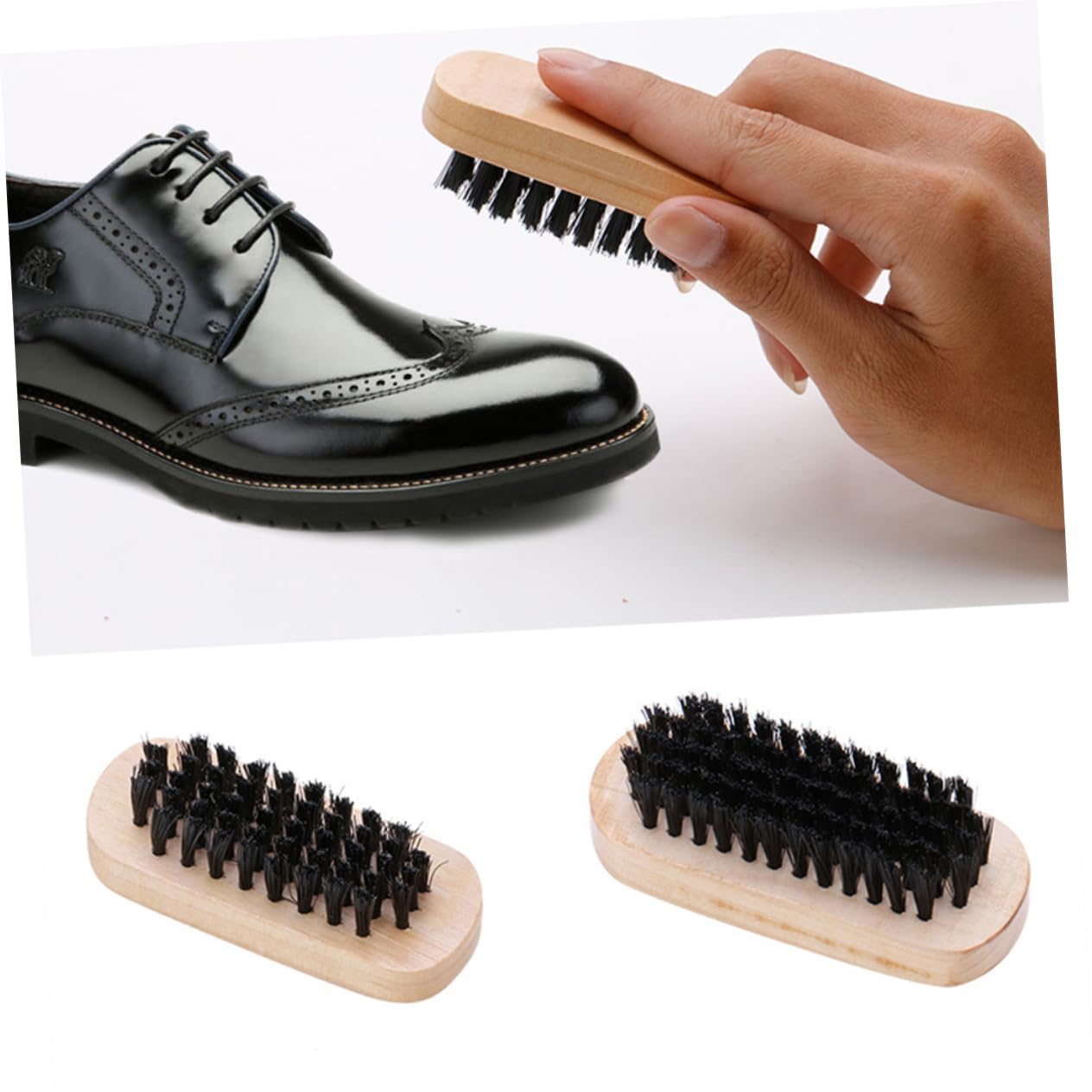 GALPADA 9 Piezas Betún para Zapatos Cepillo Portátil De Herramienta para Lustrar Zapatos Incluye Cepillo para Hombre y Mujer
